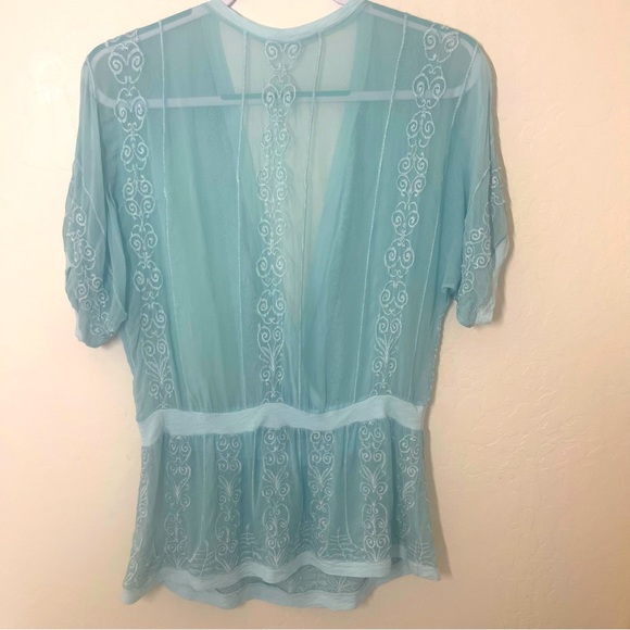 Language silk blouse - Picture 9 of 9